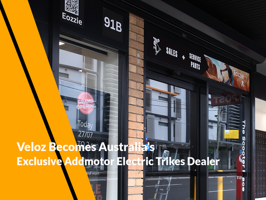 Press Release: Veloz Electric Partners with Addmotor for Exclusive E-Trike Dealership in Australia