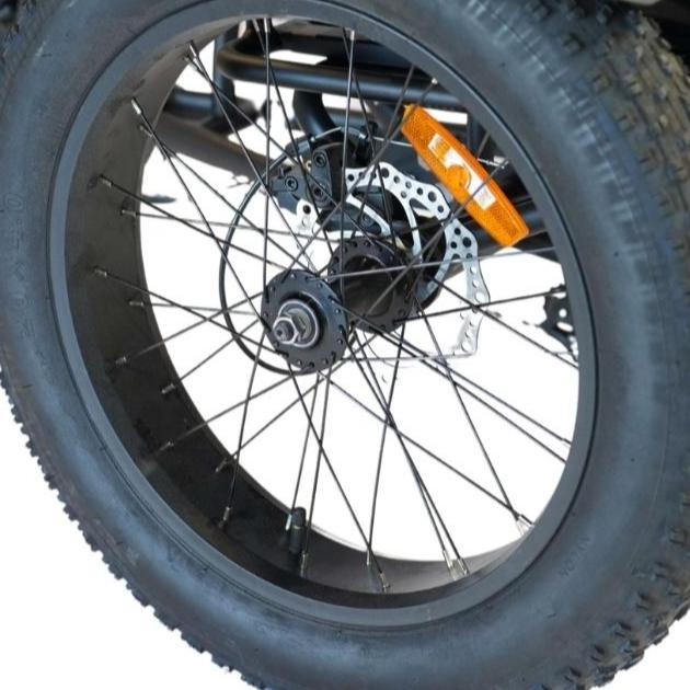 Veloz VOLTZILA Electric Trike Bike 500-750W Motor 150 Km Autonomy 20Ah Samsung Battery 200+ Kilos weight load