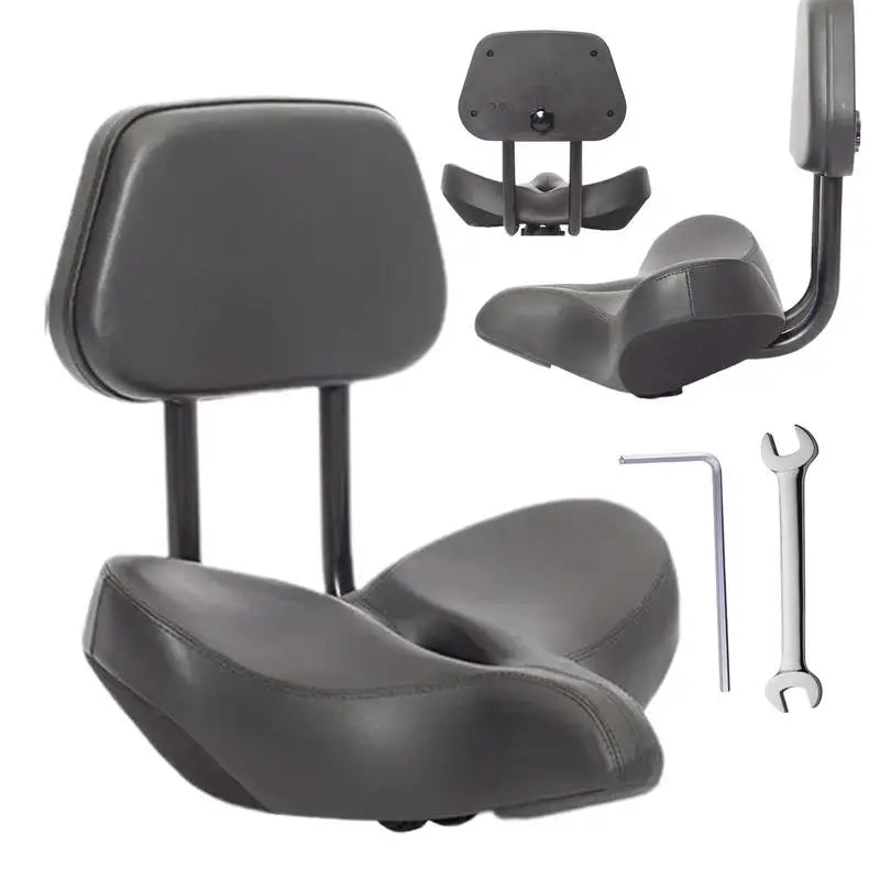 Seat With Backrest Comfortable Breathable For Electric Scooter Bike or Trike