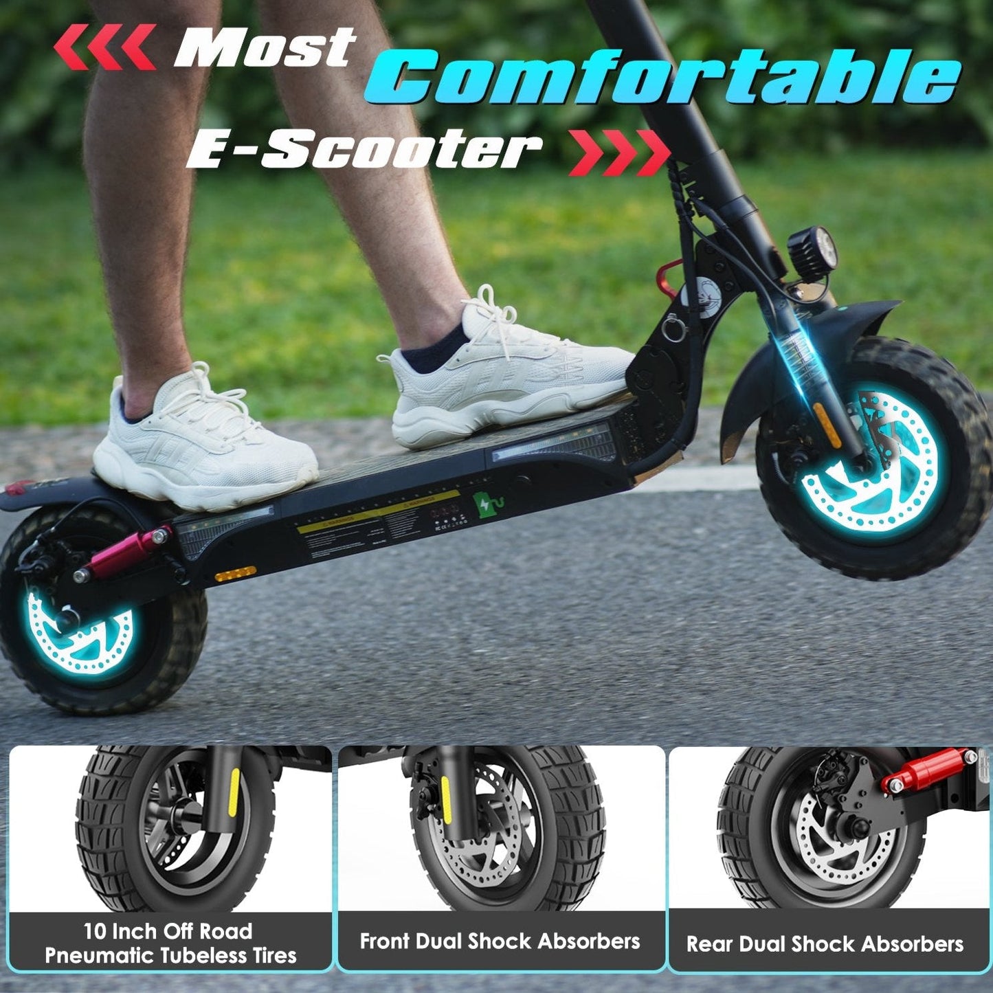 Veloz X3 Electric Scooter 800Watts all Terrain Tyres