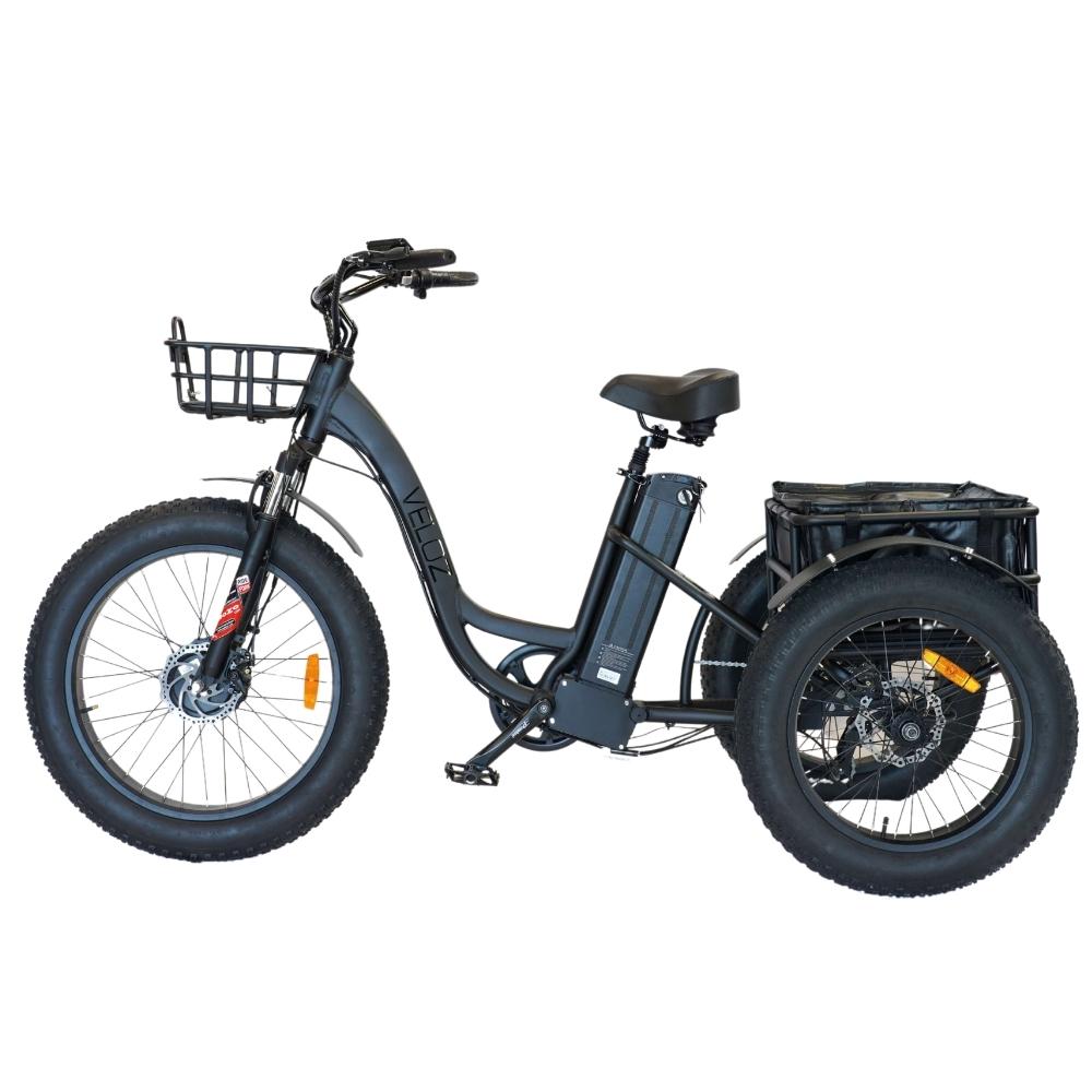 Veloz Grand-Prix Electric Trike Bike 500-750W Motor 120 Km Autonomy 20Ah Samsung Battery 150+ Kilos weight load