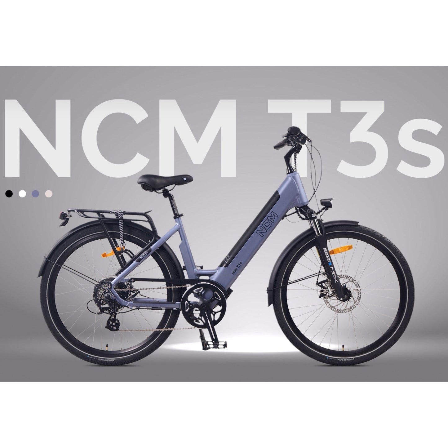 NCM T3S Step-Thru Electric Bike 500W Motor Certificated Battery