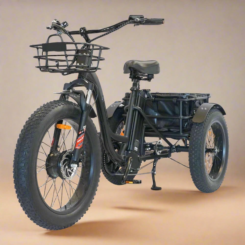 Veloz Grand-Prix Electric Trike Bike 500-750W Motor 120 Km Autonomy 20Ah Samsung Battery 150+ Kilos weight load