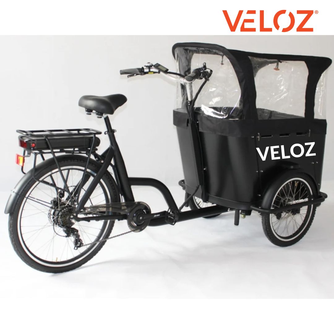 Veloz Electric Cargo Trike - 350W with 200Kg Load Capacity