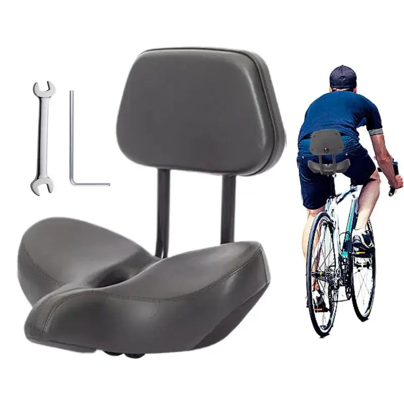 Seat With Backrest Comfortable Breathable For Electric Scooter Bike or Trike
