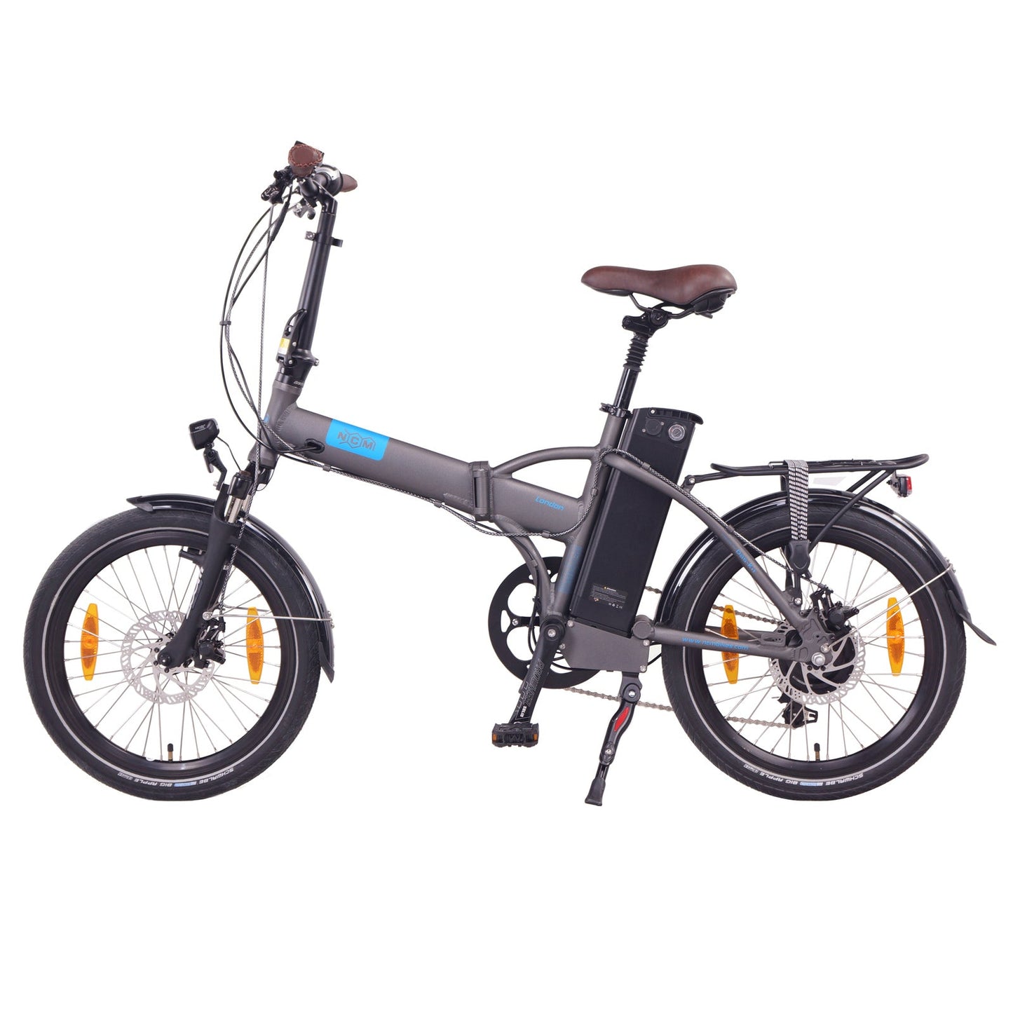 NCM London Folding Electric Bike 350W Motor Certificated Battery
