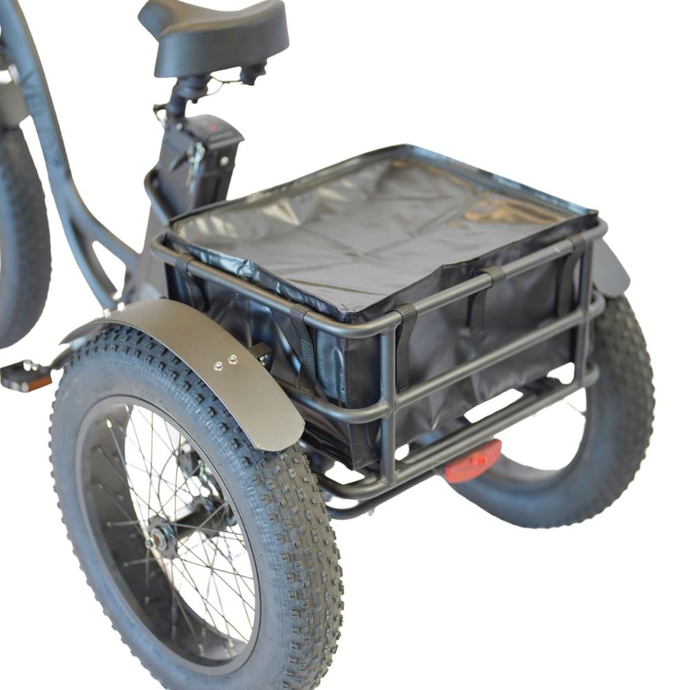 Veloz Grand-Prix Electric Trike Bike 500-750W Motor 120 Km Autonomy 20Ah Samsung Battery 150+ Kilos weight load