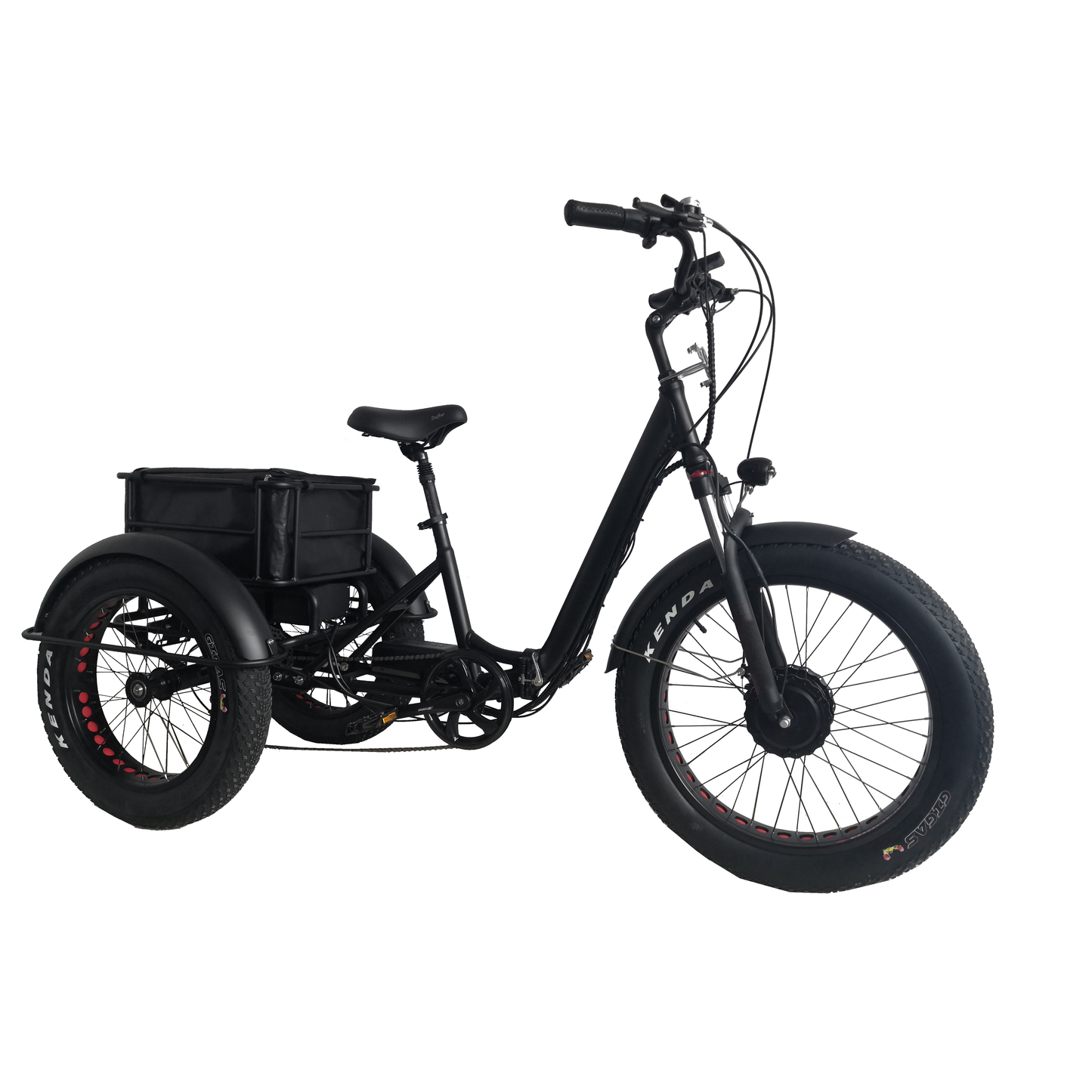 Veloz Black Marlin Electric Trike Foldable 500Watts motor 20 Ah Battery 6 Months Free Service