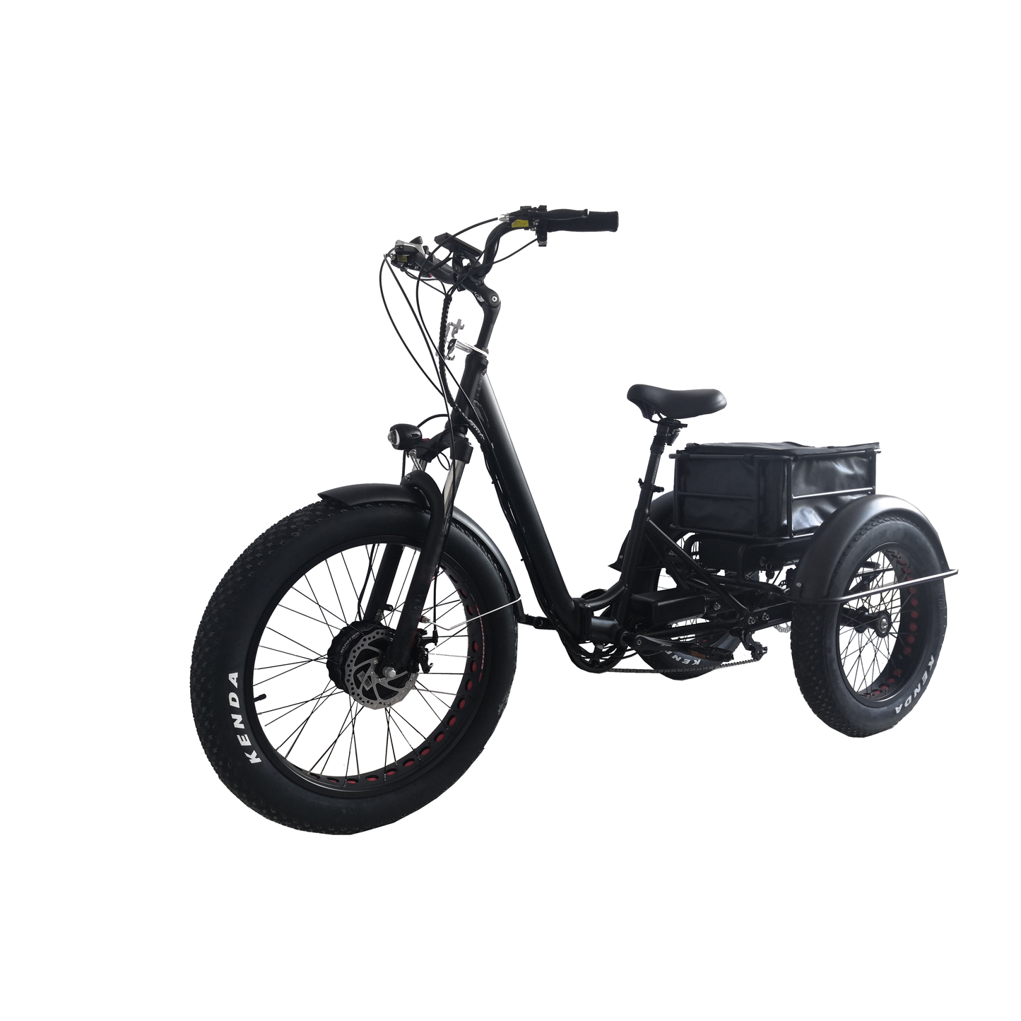 Veloz Black Marlin Electric Trike Foldable 500Watts motor 20 Ah Battery 6 Months Free Service