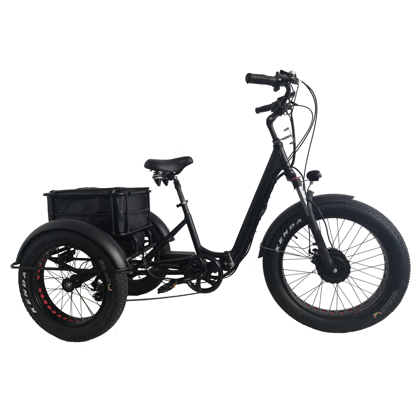 Veloz Black Marlin Electric Trike Foldable 500Watts motor 20 Ah Battery 6 Months Free Service