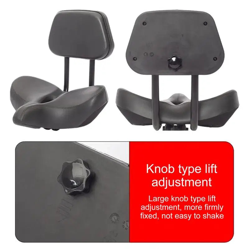 Seat With Backrest Comfortable Breathable For Electric Scooter Bike or Trike