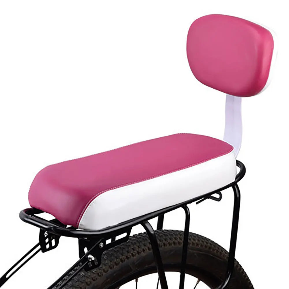 Rear Seat Saddle Bicycle Child Seat With Back Rest With Handle Armrest Footrest Pedal
