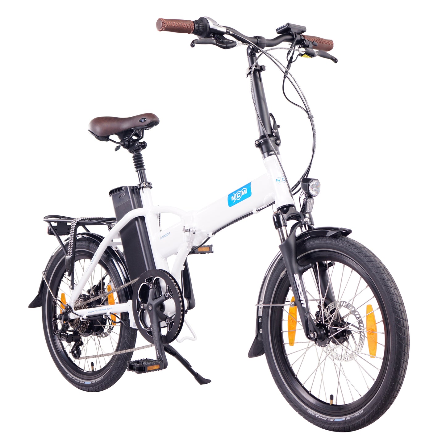 NCM London Folding Electric Bike 350W Motor Certificated Battery