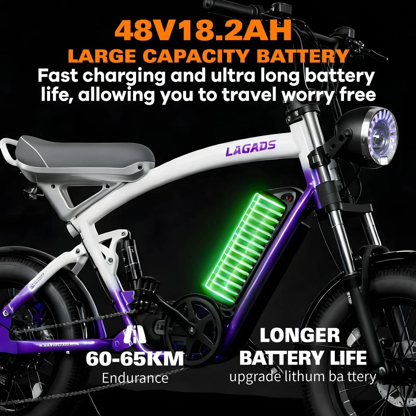 CityBeast eBike All-Terrain Bike 48V18.2AH Battery 6 Months Free Service
