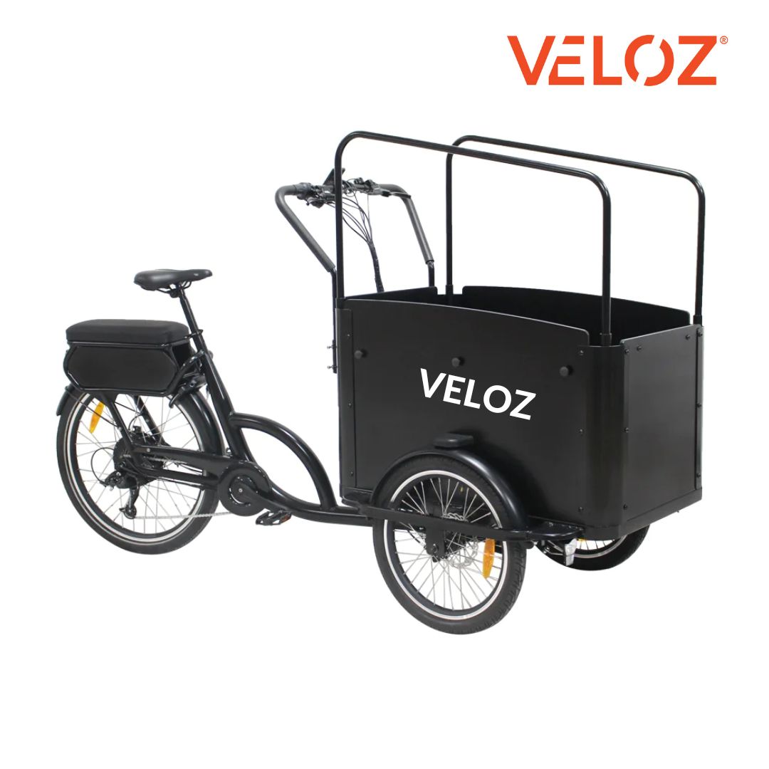 Veloz Electric Cargo Trike - 500W Motor