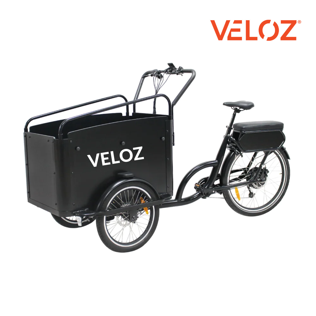 Veloz Electric Cargo Trike - 500W Motor