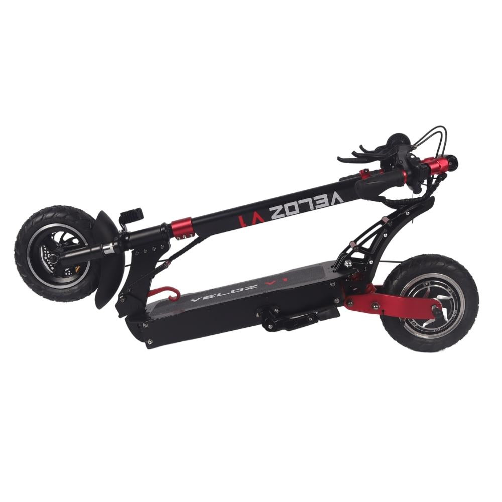folded veloz v1 electric scooter