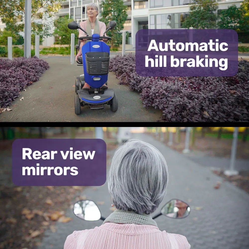Veloz RapidRide Blue - 300W Mobility E-Scooter