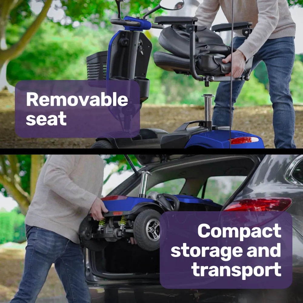Veloz RapidRide Blue - 300W Mobility E-Scooter