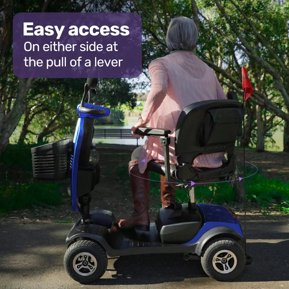 Veloz RapidRide Blue - 300W Mobility E-Scooter