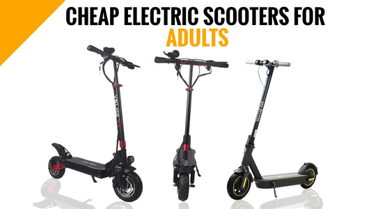 3 cheap escooters for adults side by side