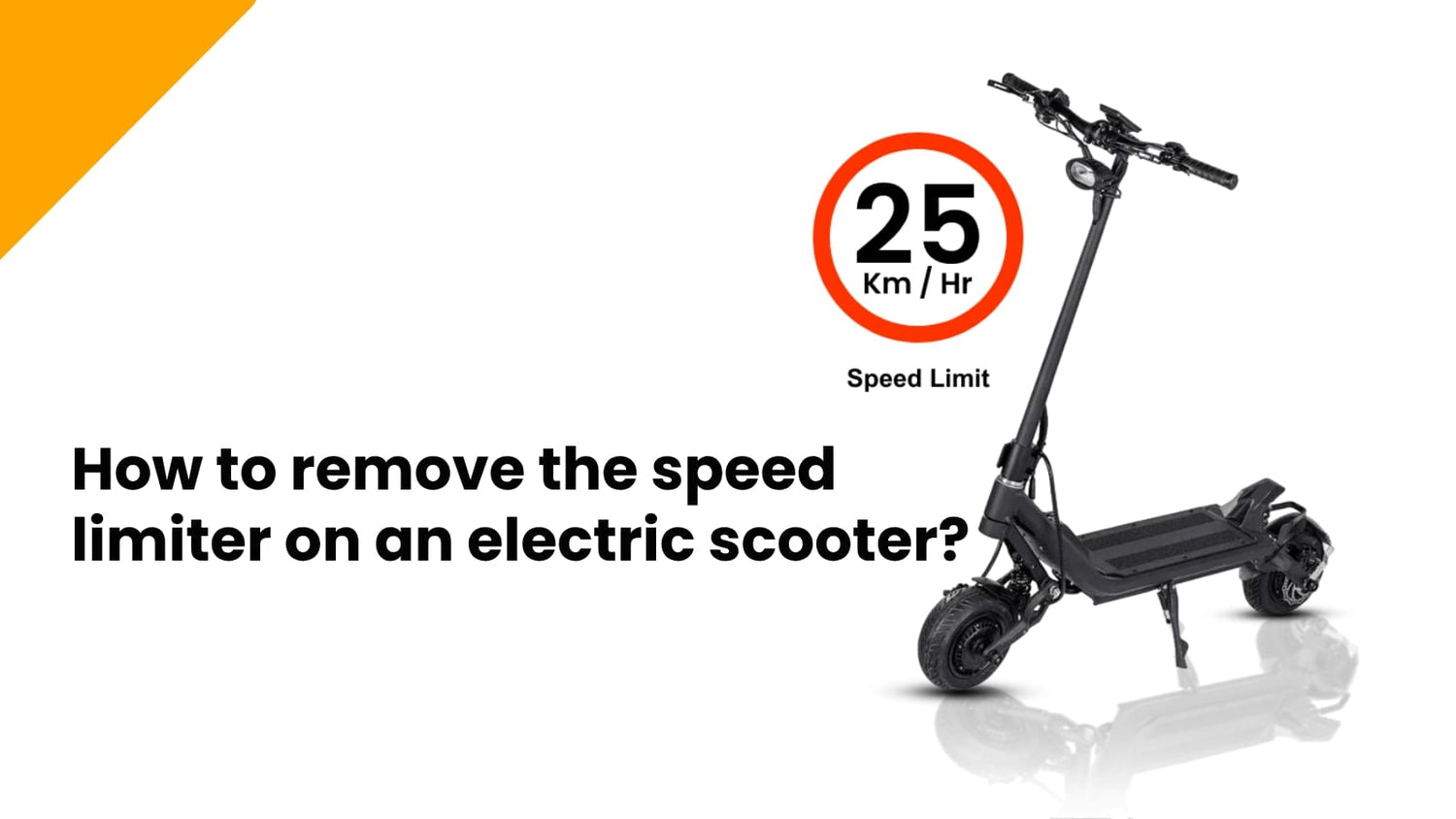 How to Remove the Speed Limiter on an Electric Scooter