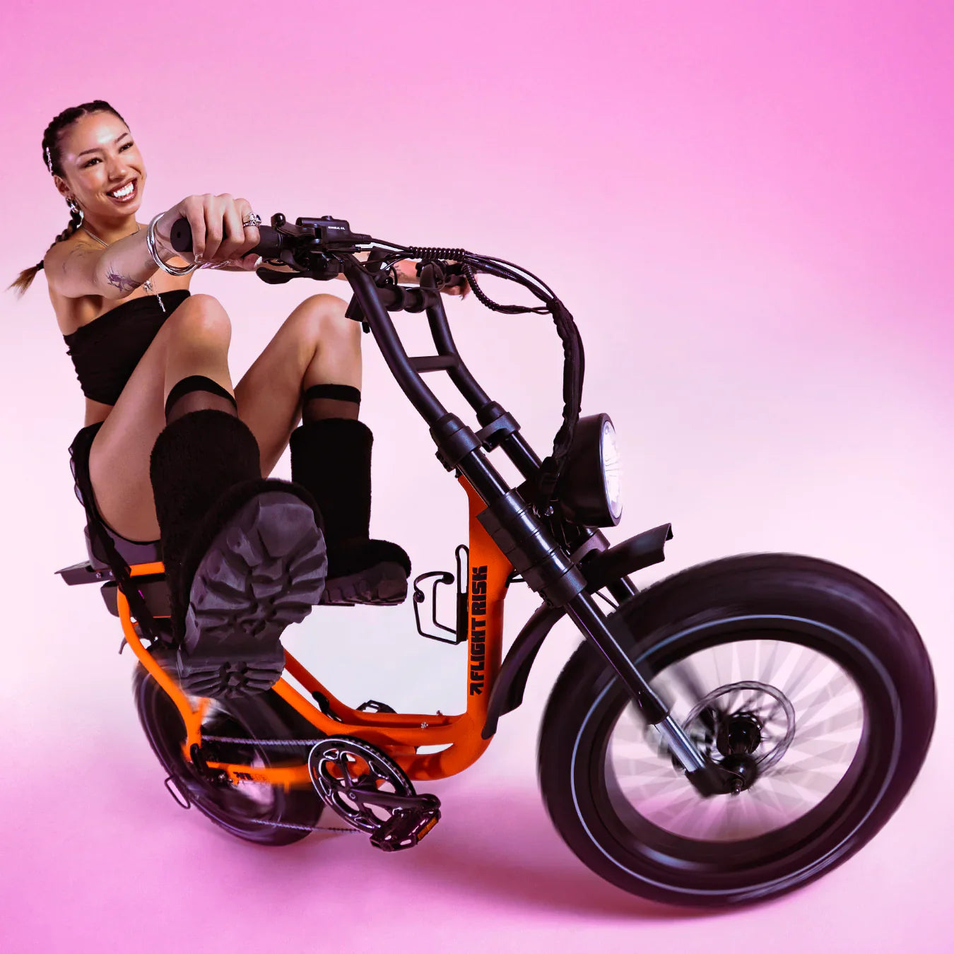 Flight Risk FR303 eBike  6 Months Free Service - Pink