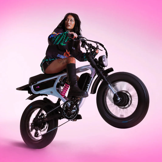 Flight Risk Pink Car Flight Risk Electric Bikes Australia | Adventure-Ready E-Bikes