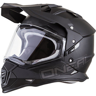 ONEAL 2022 SIERRA 2 FLAT BLACK DUAL SPORT HELMET - EOzzie Electric Vehicles