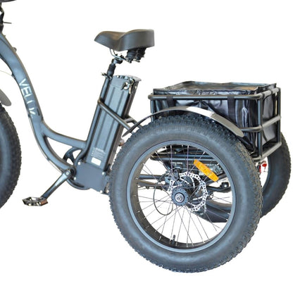 Veloz Grand-Prix Electric Trike Bike 500-750W Motor 120 Km Autonomy 20Ah Samsung Battery 150+ Kilos weight load 6 Months Free Service