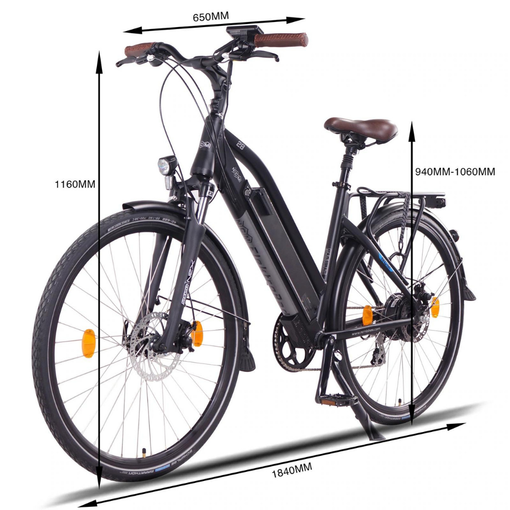 NCM Milano Trekking E-Bike, City-Bike, 250W Motor 13Ah Battery 6 months free service