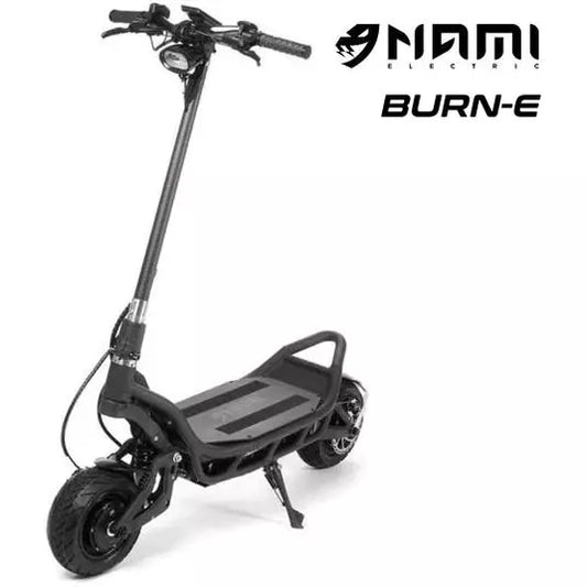 nami burn-e viper escooter in black colour