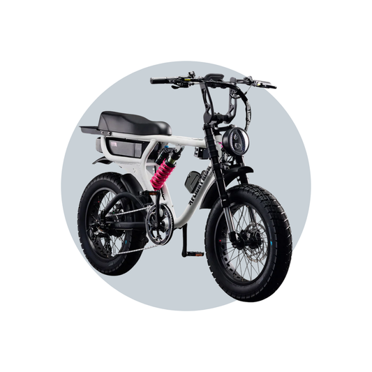 Flight Risk FR555 eBike  6 Months Free Service - White