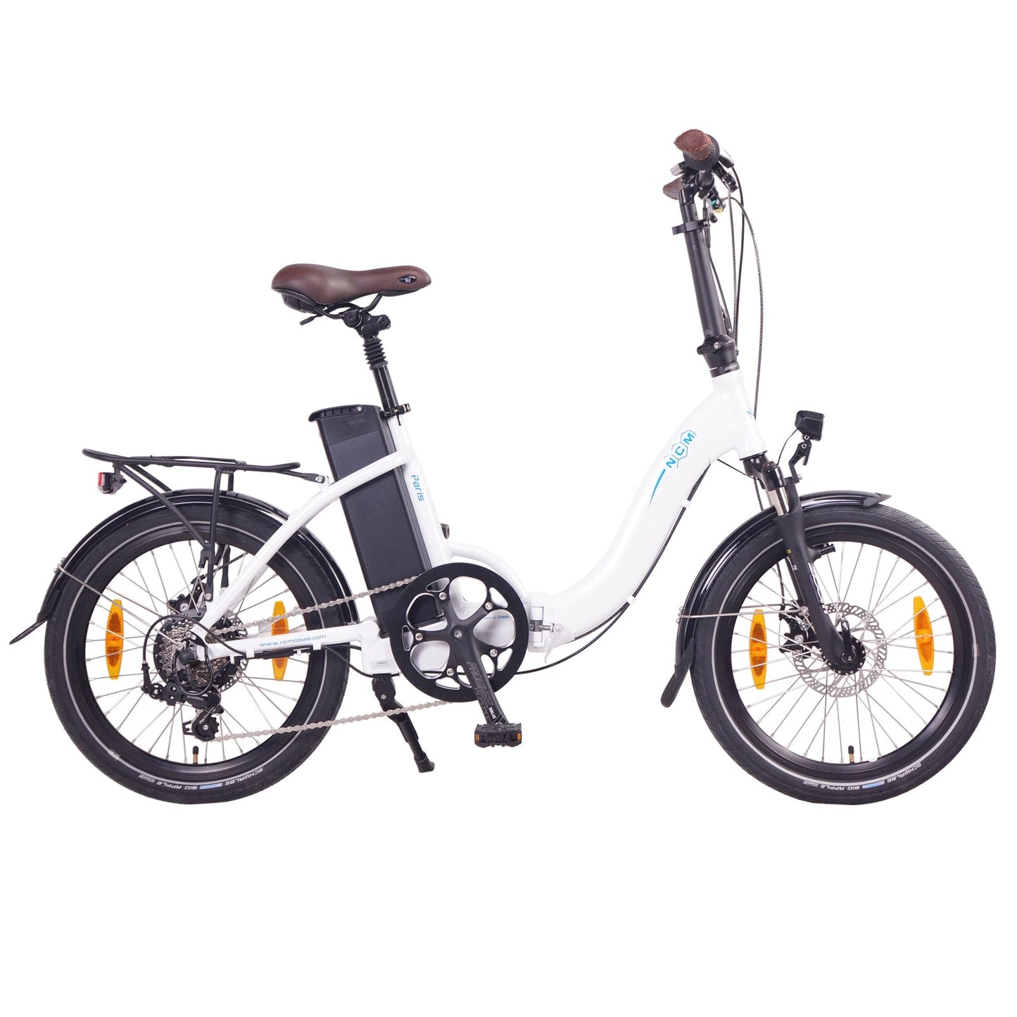 ncm paris ebike in white colour