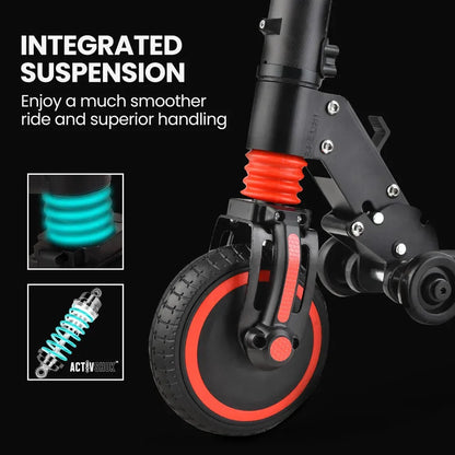 ALPHA Carbon Gen III 250W 10Ah Electric Scooter Suspension 6 Months Free Service