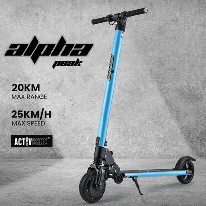 ALPHA Peak 300W 10Ah Electric Scooter Suspension 6 Months Free Service