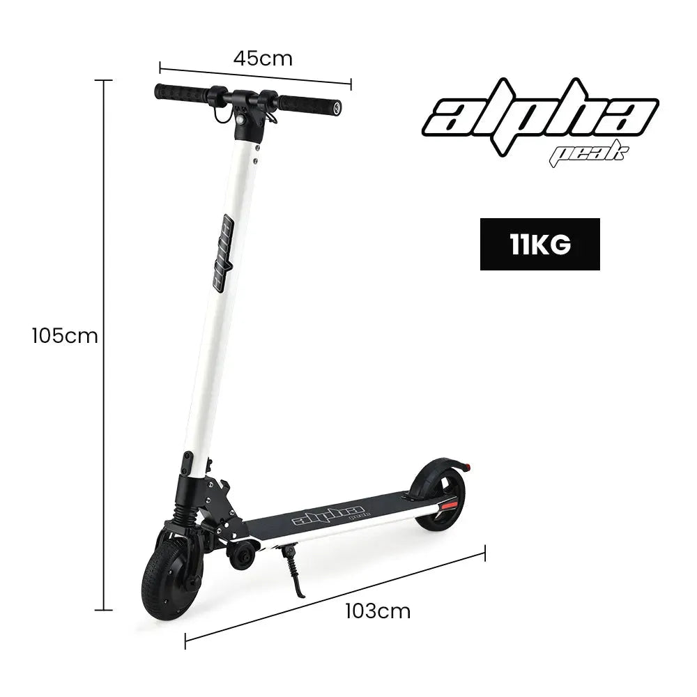 ALPHA Peak 300W 10Ah Electric Scooter Suspension 6 Months Free Service