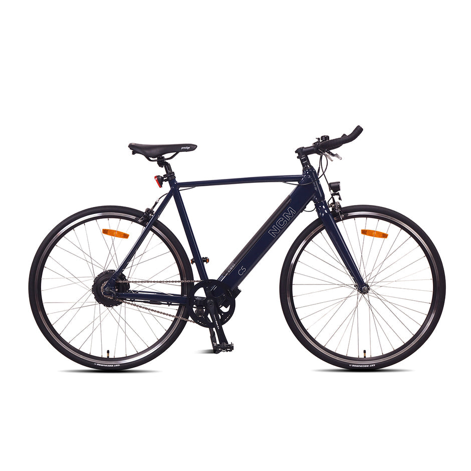 ncm c5 electric bike in black colour