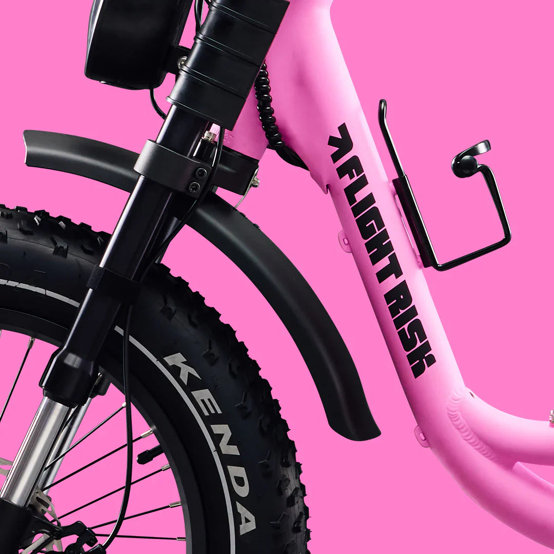 Flight Risk Fr303 Flight Risk FR303 eBike - Pink: Bold and High-Performance