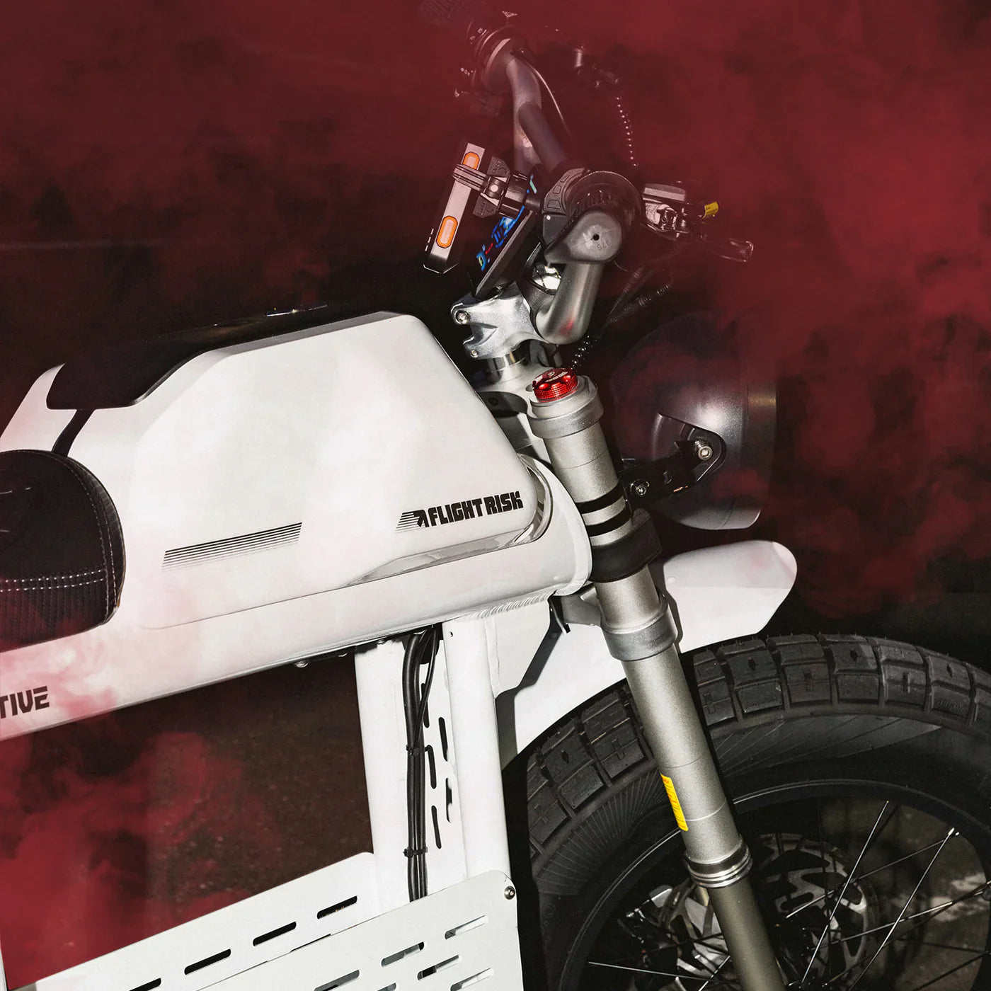 Flight Risk FR888 eBike 6 Months Free Service - White