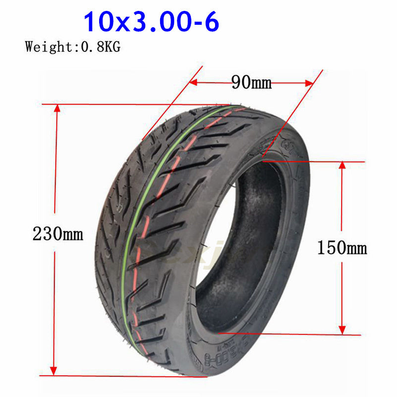 High Quality 10x3.00-6 Tubeless Tire for Electric Scooter Kugoo M4 Pro 10 Inch City-road Vacuum Tire 10x3 Inch Tyre - EOzzie Electric Vehicles