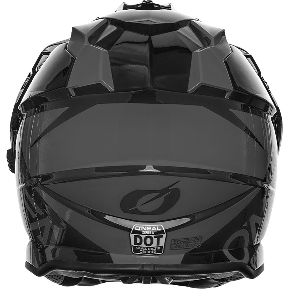 ONEAL 2023 SIERRA 2 BLACK / GREY DUAL SPORT HELMET