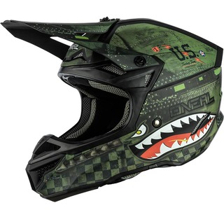 ONEAL 2021 5 SERIES WARHAWK BLACK / GREEN HELMET - EOzzie Electric Vehicles