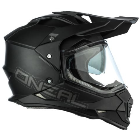 ONEAL 2022 SIERRA 2 FLAT BLACK DUAL SPORT HELMET - EOzzie Electric Vehicles