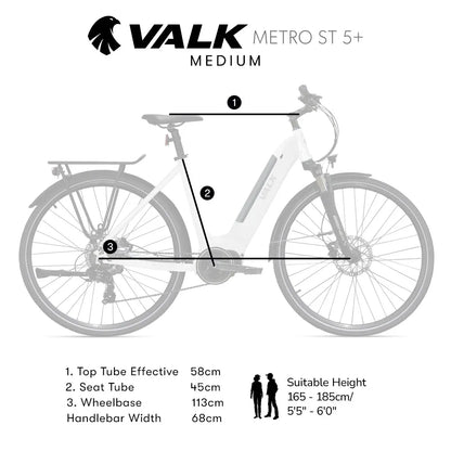 VALK Metro ST 5+ | Step-Through E-Bike