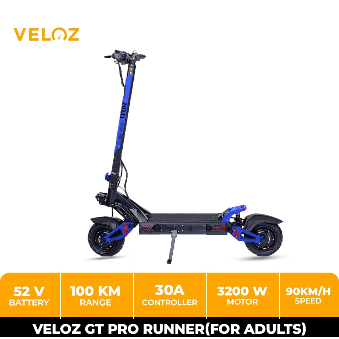 Veloz GT Pro Runner | Dual Motor 3200W E-Scooter
