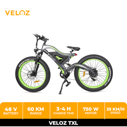 Veloz TXL - 750/1500 Watts Electric Mountain Bike