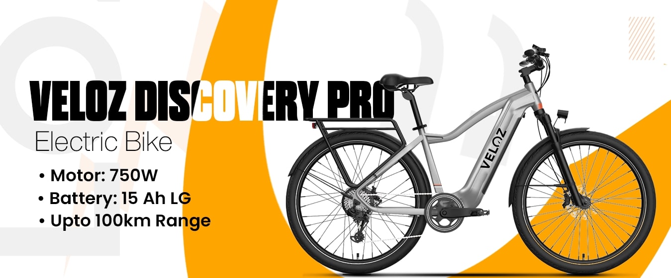 veloz discovery pro 750w best ebike in silver colour