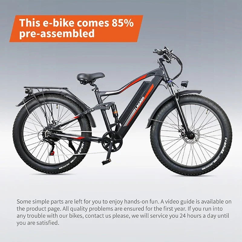 XMen eBike 48V 17.5Ah Battery 6 Months Free Service