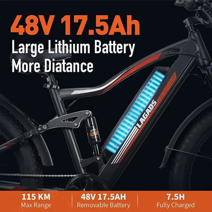 XMen eBike 48V 17.5Ah Battery 6 Months Free Service